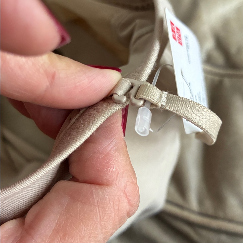 Uniqlo Tan Spaghetti Strap Bra Top(2) - Picture 5 of 7